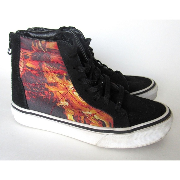 dragon flame vans